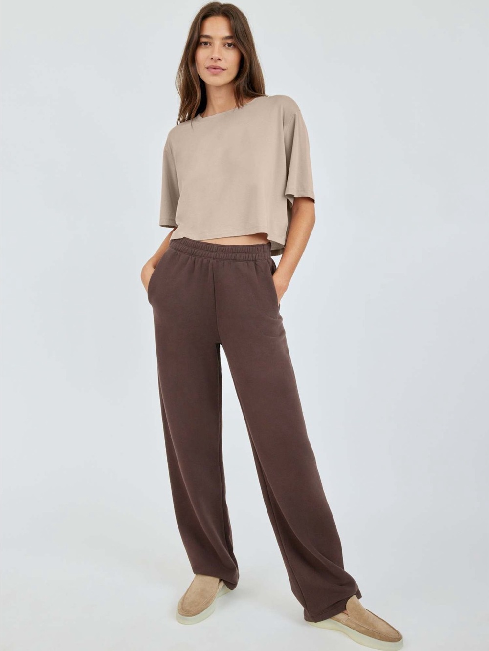 Group by Babaton (Aritzia) ‘Foundation’ Cropped Tee